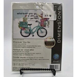 Dimensions Cross Stitch kit - Wherever You Go #70-65189 7x5 14 count